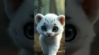 Stay Focused❣️ #A.I.video #A.I.generated video #cat #forest #cute #beauty #nature
