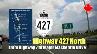 Highway 427 Extension | Ontario Canada | 4K