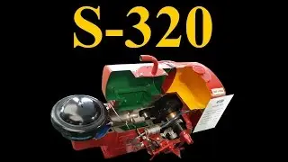 Silnik Andoria S-320 - model przekrojowy