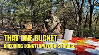 That One Bucket: Checking Long Term Food Storage