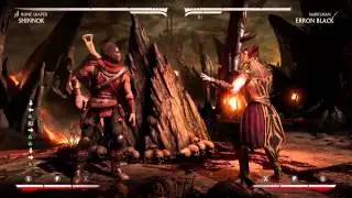 Mortal Kombat X - Shinnok (Bone Shaper Variation) Combos + Standing Resets & Vortex