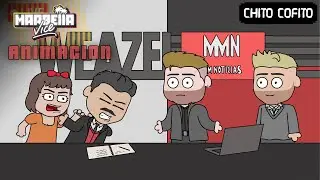 Entrevista Con Los Gambino Sale Mal | MARBELLA VICE ll | Animación (Auron, Perxitaa, Juan, Enyus)