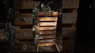 DIY Pallet Stand #wedding #diycrafts #diywedding #spotlightfinds #weddingsign  #rusticweddingdecor