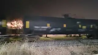 EB IAIS 511 ethanol train with IAIS 512 rear DPU in Minooka IL