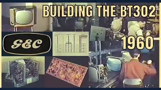 THE GENERAL ELECTRIC COMPANY, COVENTRY 1960 -  BUILDING THE NEW BT302 TELEVISION!  RESTORED FILM!!