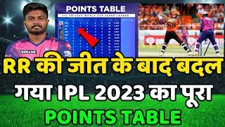 IPL 2023 Today Points Table | RR vs SRH After Match Points Table | Ipl 2023 Points table | Srh vs Rr