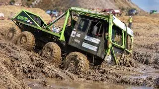 8x8 vs 6x6 Trucks Hill Climb | Stuck in Mud - Truck Trial Kunstat