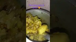 pork meat spicy & gravy 😋 #food #unfrez #vlog #funny #porkrecipe #masalafood #subcribe #shorts