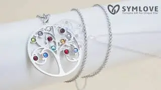 Family Teee Birthstone Necklace Series
