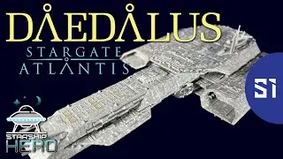 BC-304 Daedalus from Stargate: Atlantis by Eaglemoss &ndash; Starship Hero