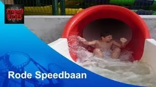 Rode Speed Glijbaan with flood Onslide L' Hirondelle Holiday Resort, Oteppe Belgium