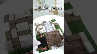Building House with Mini Bricks - Variant 2 Part 2 #shorts