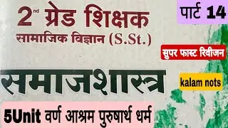 2ndgred  समाजशास्त्र वर्ण ,आश्रम, पुरुषार्थ samajshastr 5thunit vran vayvstha ashrm 