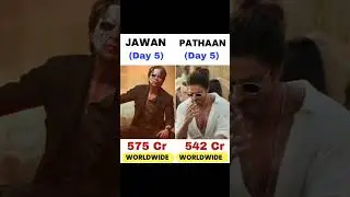 Pathaan Vs Jawan | Worldwide Collection | Shortsverse