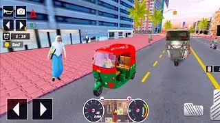 Tuk Tuk auto rickshaw driver 3D game - #185 auto rickshaw driving game - Android iOS Gameplay