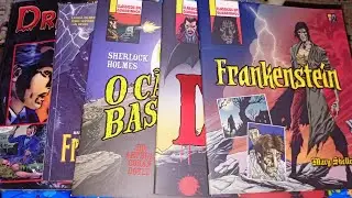 Video (1917). Minha coleção atual de Quadrinhos Clássicos de Terror/Frankenstein/Drácula etc/2026.😁👍