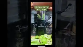 Сок сельдерея и зеленого яблока