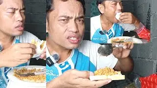 VLOG -498 DJ MARCH BARIOS FOOD REVIEW & MUKBANG  PANCIT CANTON CAROLINA REAPER VLOG BISAYA