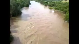 The Crocodile River at Broederstroom before entering the Hartbeespoort Dam, early February 2014
