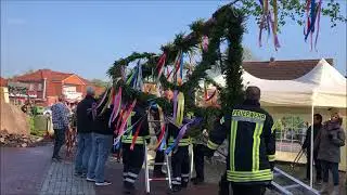 2019 05 01 Maibaum aufstellen Veenhusen