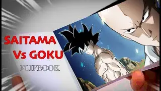 Goku vs Saitama but Flipbook Draw - Dragon Balls vs One Punch Man