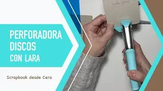 Disc Power Punch Tool / Perforadora para Discos Herramienta/ Scrapbook Desde Cero