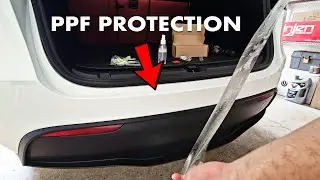 Tesla Model Y - Rear Bumper Edge Film - PPF