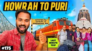 Howrah to Puri Train Journey Vlog 😍 | Brake journey |Budget Group Trip, Hotel Stay Full Details 🔥