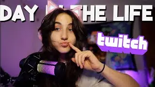 A Realistic Day in the Life of a Girl Twitch Streamer and full time College Student (18 YEARS OLD)
