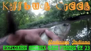KILLBUCK CREEK BASS (Anderson, IN): Exploring Indiana Bass Fishing Ep  23