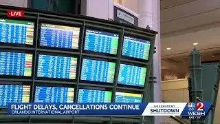 Less flight delays, cancellations on Friday at MCO amid shortage of air controllers