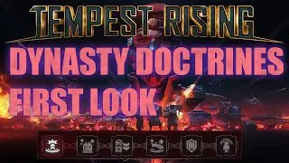 First Look at Dynasty Doctrines | Tempest Rising Tacticon Demo