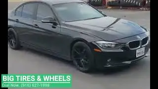 Aodhan wrap with NANKANG on BMW 3 series. Big Tire And Wheels