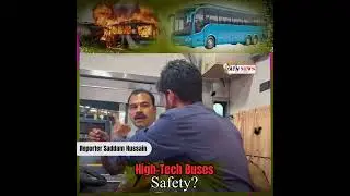Bus accident, high tech busses kitna save ? Bus passengers me sounch, Bus ka safar