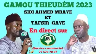 🛑EN DIRECT DAKAR PLATEAU GAMOU THIEUDEM