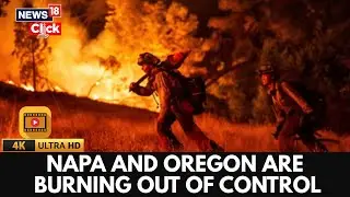 Wildfires In California And Oregon Grow Rapidly, Prompting Evacuations And Air Alerts | N18G