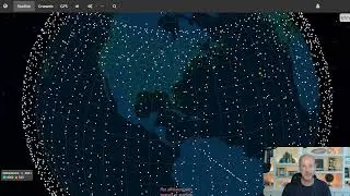 Спутники Starlink — гирлянда огней в ночном небе.