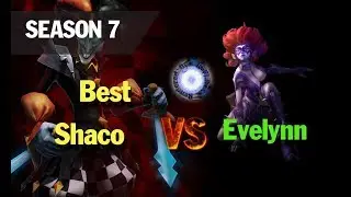Season 7 Best Shaco vs Evelynn Jungle l LOL League of legends