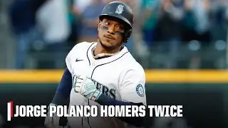 Jorge Polanco BELTS 2 HOMERS off Tarik Skubal to fuel the Mariners in ALDS Game 2  💪 | ESPN MLB