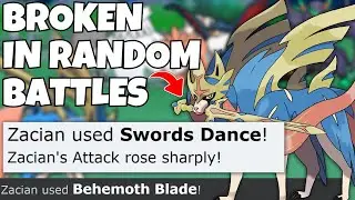 Zacian SWEEPS Pokemon Showdown Generation 9 Random Battles