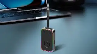 Beeitzie Ultra Bluetooth 5.4 Transmitter | aptX LL + Dual Headphone Support!