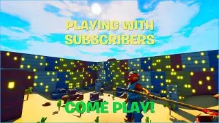 FORTNITE PLAYING WITH SUBSCRIBERS | (USE CODE PADAW8N)