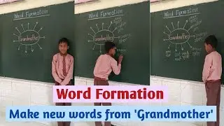 Word formation/Make new words from  'Grandmother'/Grandmother/Vocabulary Building Activity/ Words 