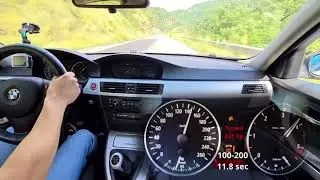 BMW E90 330D acceleration stock vs tuned (remaped)