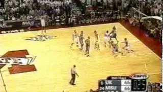 Erik Daniels With Game Winner Against MSU