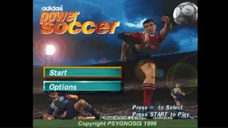 Adidas Power Soccer - Sony PlayStation - Intro & Title Screen
