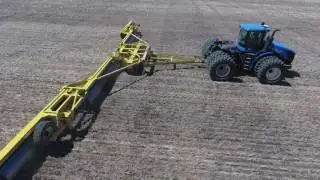 Degelman 80ft & 51ft Landroller. May 2017, Canada (4K video). Markusson New Holland