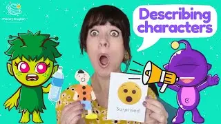 Let's Learn to Describe Characters | ESL Vocabulary Games for Kids