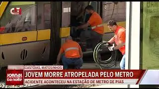 Portugal - Jovem de 23 anos morre atropelada pelo metro, em Matosinhos