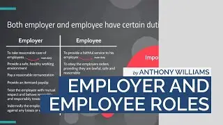CIMA BA4 Theory - Employer and Employee Roles